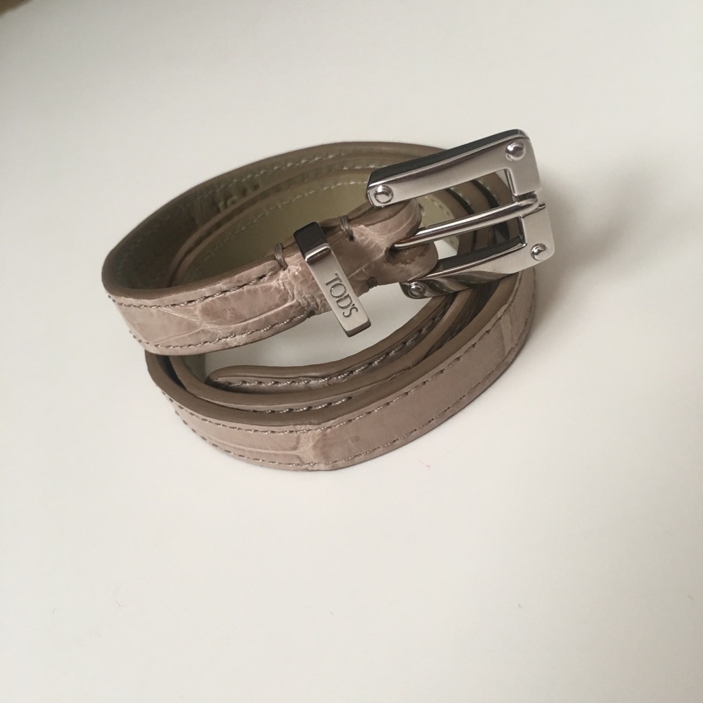 Tod’s Alligator Little Belt Bracelet